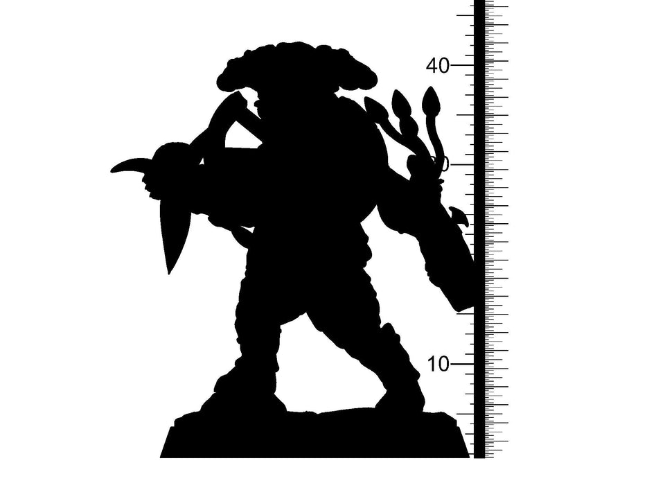 3D Printed Clay Cyanide Shroomkin Factions Tribes 28 32 mm D&D - Charming Terrain