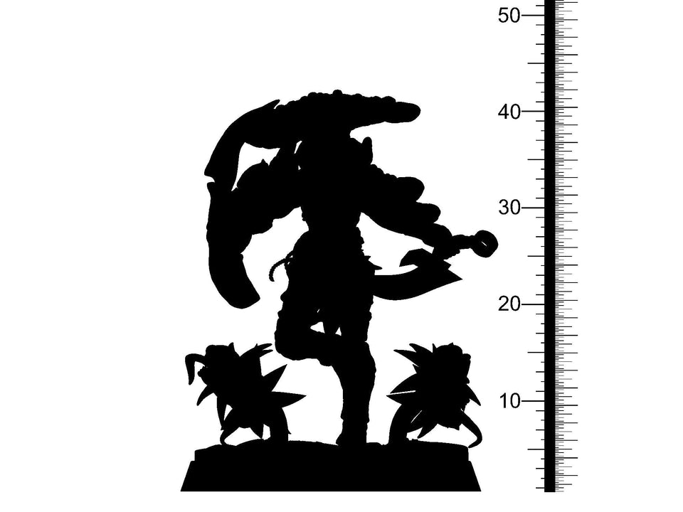 3D Printed Clay Cyanide Shroomkin Factions Tribes 28 32 mm D&D - Charming Terrain