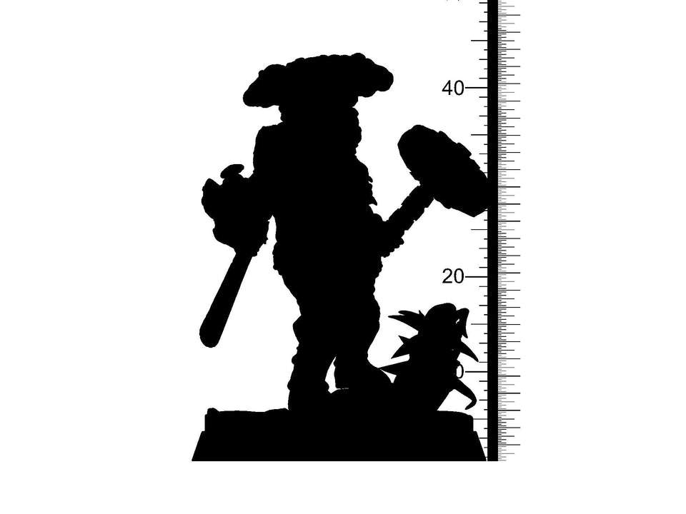 3D Printed Clay Cyanide Shroomkin Factions Tribes 28 32 mm D&D - Charming Terrain