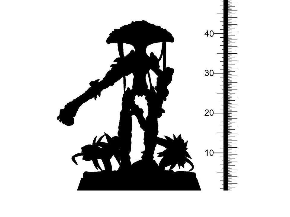 3D Printed Clay Cyanide Shroomkin Factions Tribes 28 32 mm D&D - Charming Terrain