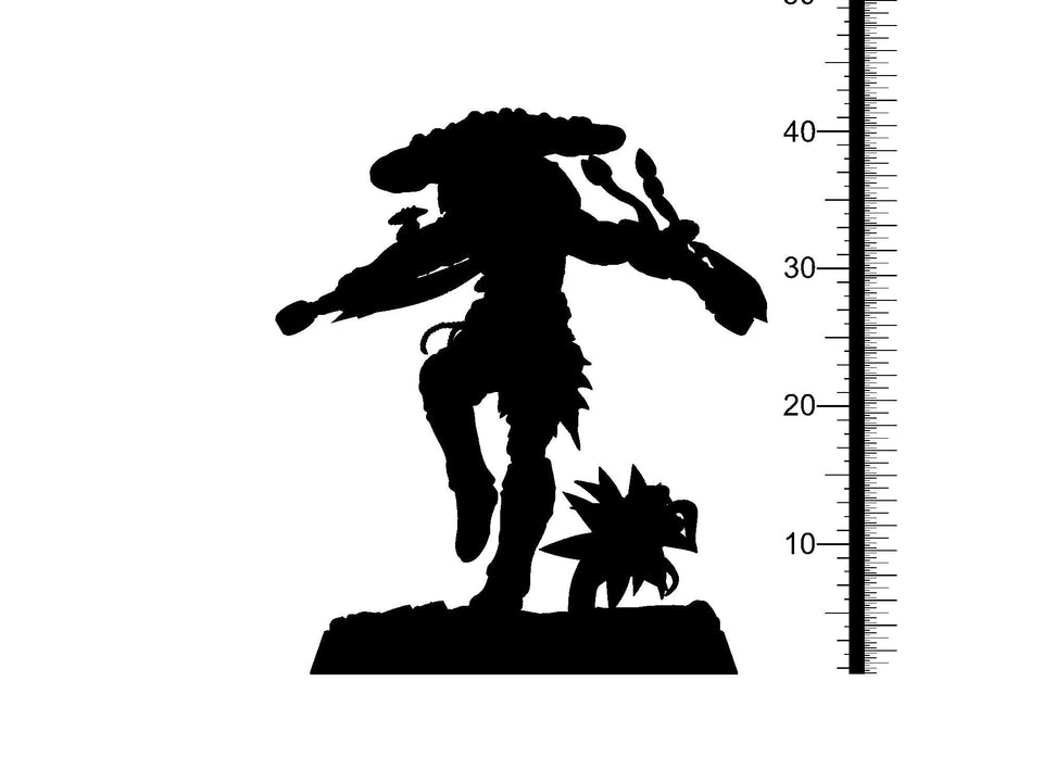 3D Printed Clay Cyanide Shroomkin Factions Tribes 28 32 mm D&D - Charming Terrain