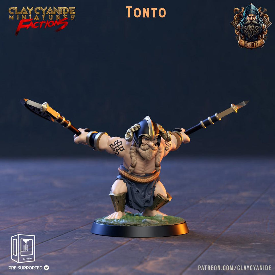 3D Printed Clay Cyanide The Bobbits Factions Ragnarok D&D - Charming Terrain