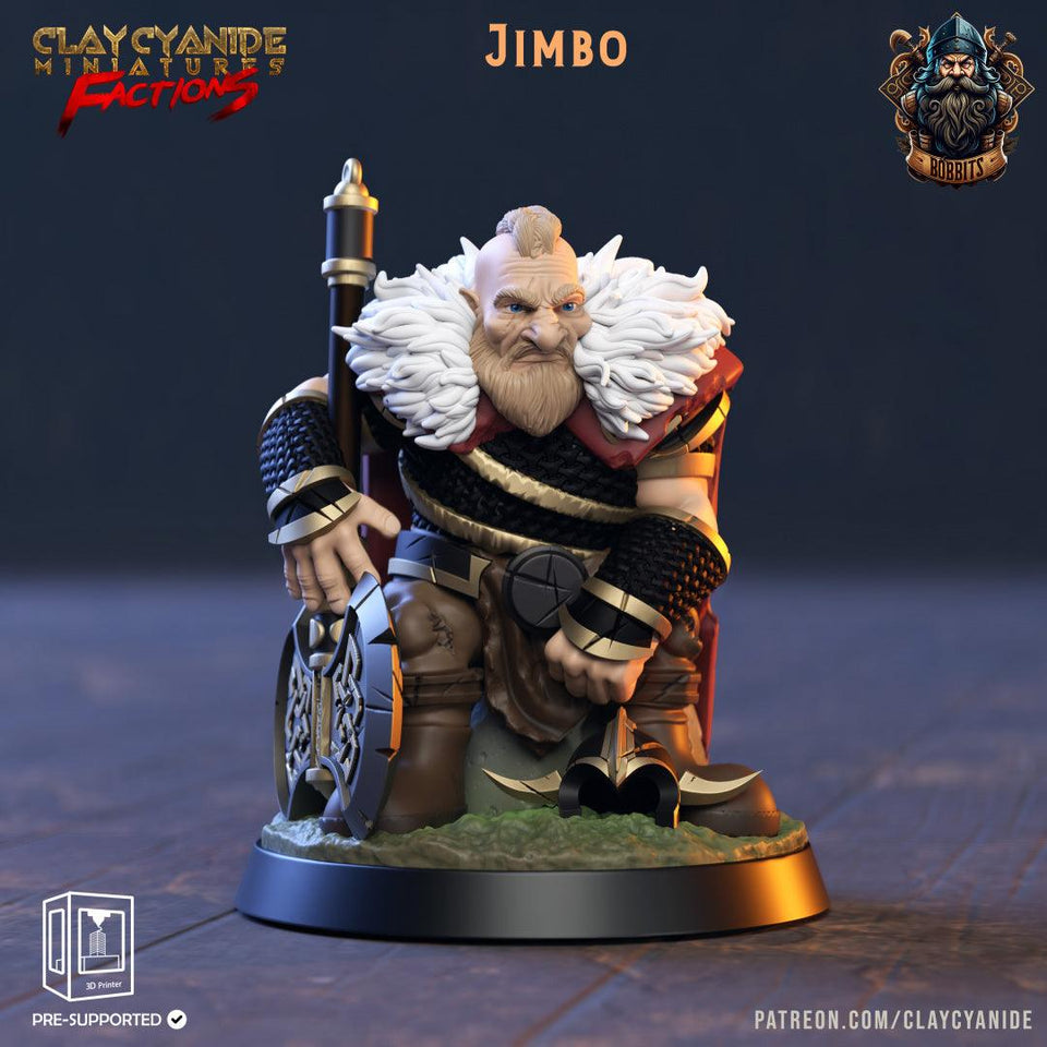 3D Printed Clay Cyanide The Bobbits Factions Ragnarok D&D - Charming Terrain