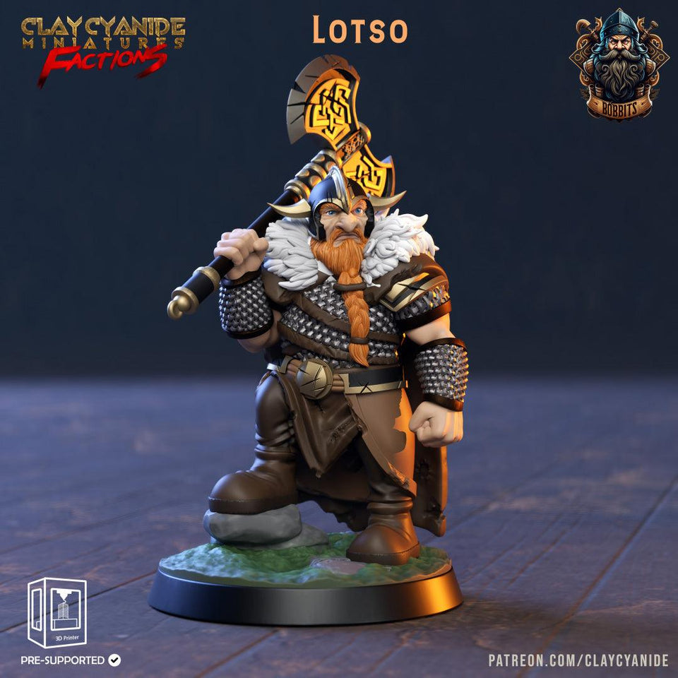3D Printed Clay Cyanide The Bobbits Factions Ragnarok D&D - Charming Terrain
