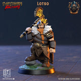 3D Printed Clay Cyanide The Bobbits Factions Ragnarok D&D - Charming Terrain