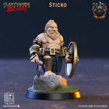 3D Printed Clay Cyanide The Bobbits Factions Ragnarok D&D - Charming Terrain