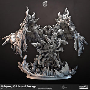 3D Printed Clay Cyanide Ulthyrax, Voidbound Scourge 28 32 mm D&D - Charming Terrain