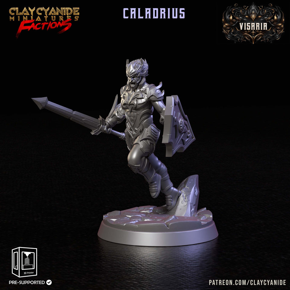 3D Printed Clay Cyanide Visarian Nobles Factions Ragnarok D&D - Charming Terrain