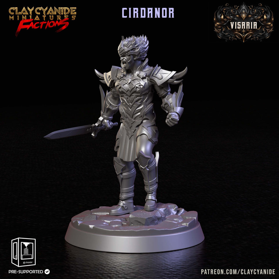 3D Printed Clay Cyanide Visarian Nobles Factions Ragnarok D&D - Charming Terrain