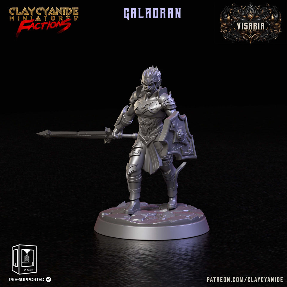 3D Printed Clay Cyanide Visarian Nobles Factions Ragnarok D&D - Charming Terrain