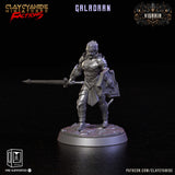 3D Printed Clay Cyanide Visarian Nobles Factions Ragnarok D&D - Charming Terrain