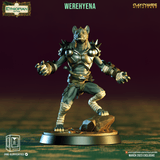 3D Printed Clay Cyanide Werehyenas Ethiopian Mythos 28 32 mm D&D - Charming Terrain