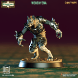3D Printed Clay Cyanide Werehyenas Ethiopian Mythos 28 32 mm D&D - Charming Terrain