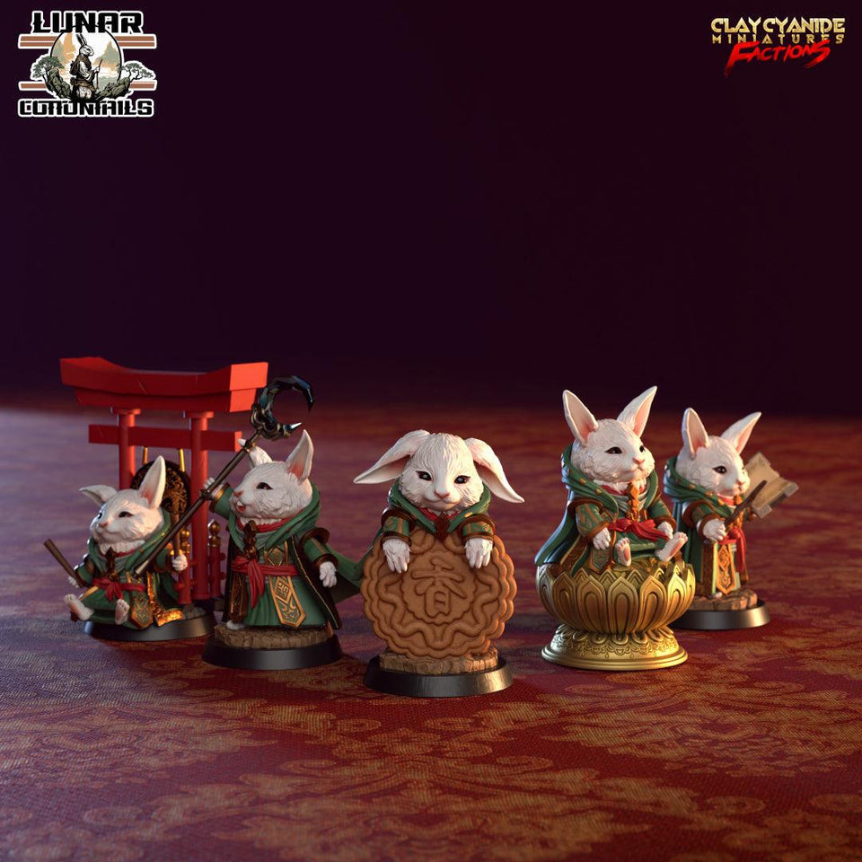 3D Printed Clay Cyanide Young Cottontails Factions Tribes Ragnarok D&D - Charming Terrain