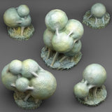 3D Printed Fantastic Plants and Rocks Giant Spider Eggs 28mm - 32mm D&D Wargaming - Charming Terrain