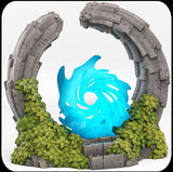 3D Printed Fantastic Plants and Rocks Pandora Portal With Its Water Vortex Effect 28mm - 32mm D&D Wargaming - Charming Terrain