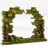 3D Printed Fantastic Plants and Rocks Sewer Portal With Its Toxic Liquid Effect 28mm - 32mm D&D Wargaming - Charming Terrain