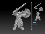 3D Printed Nafarrate - Chaos Vikings Chaos Viking 2 - 28 32 mm D&D - Charming Terrain