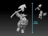 3D Printed Nafarrate - Chaos Vikings Chaos Viking 3 - 28 32 mm D&D - Charming Terrain