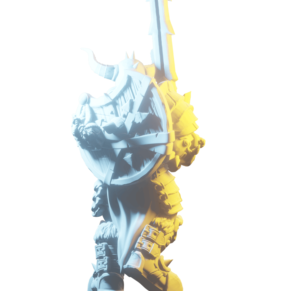 3D Printed Nafarrate - Chaos Vikings Chaos Viking 4 - 28 32 mm D&D - Charming Terrain