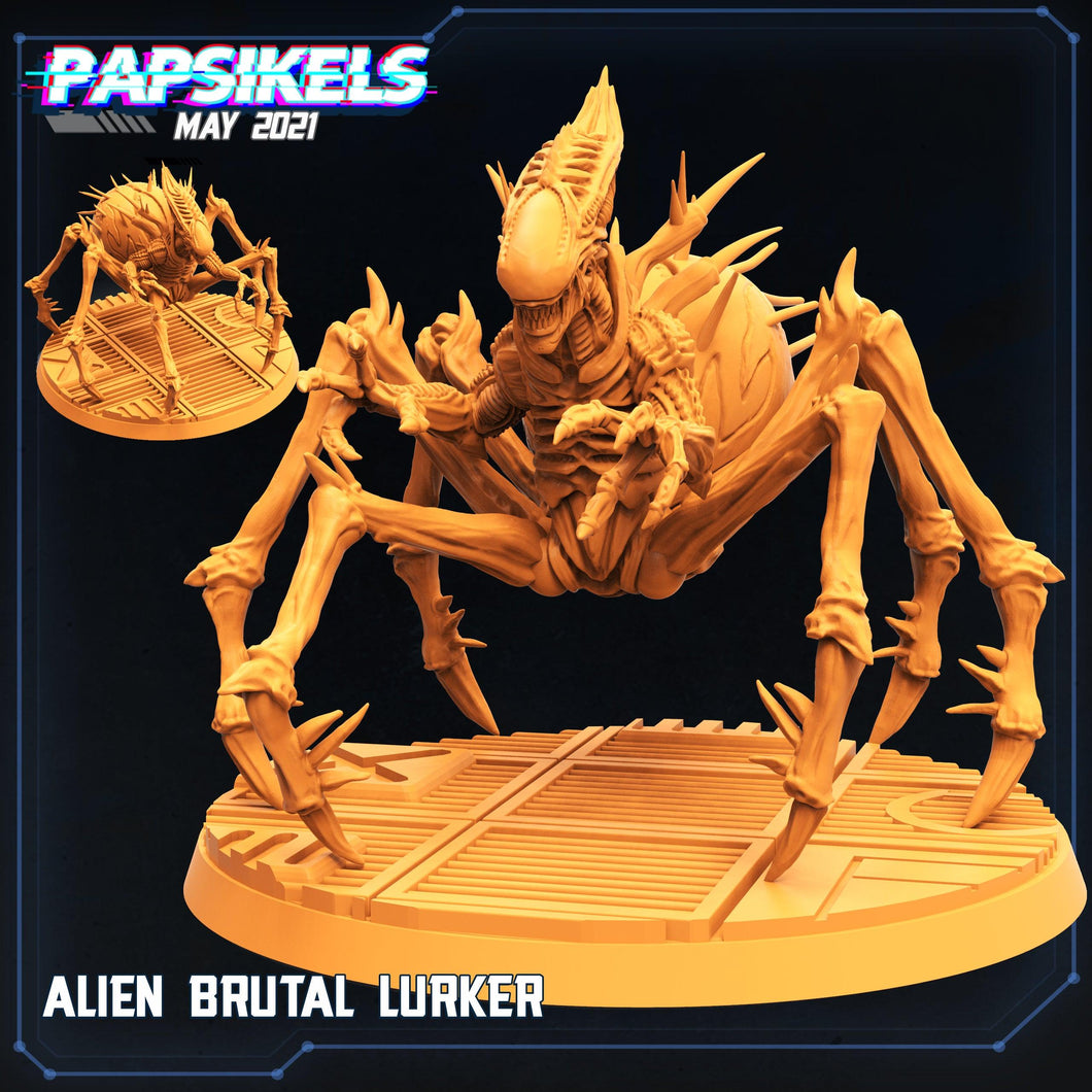 3D Printed Papsikels Alien Brutal Lurker Aliens vs Humans 28mm 32mm - Charming Terrain