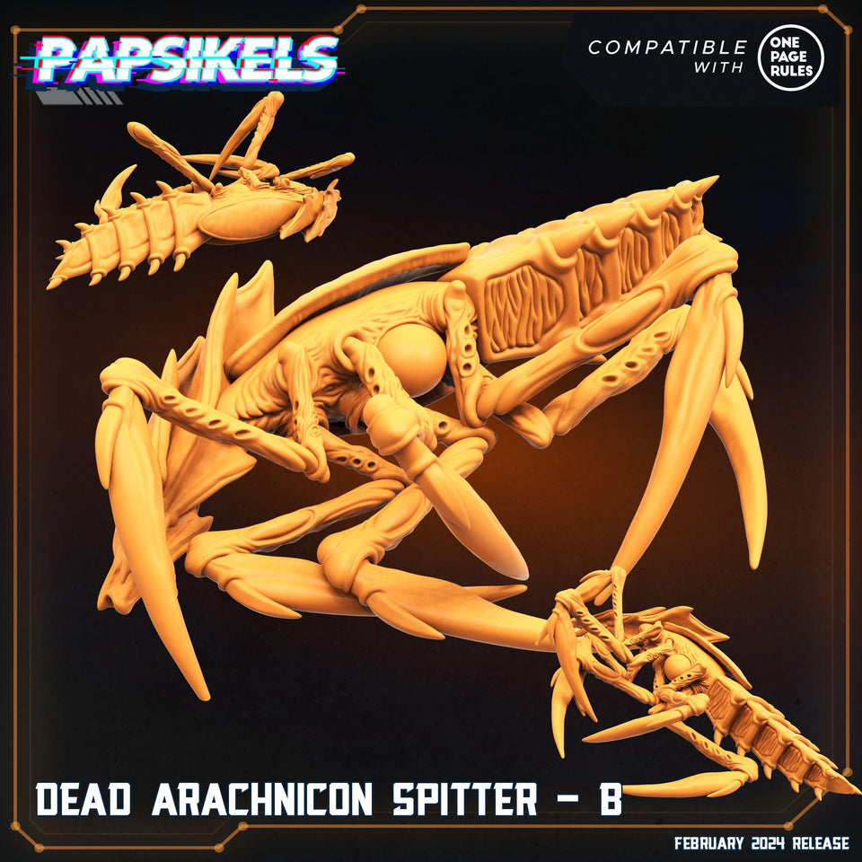 3D Printed Papsikels Arachnicon Spitter Set 28mm 32mm - Charming Terrain