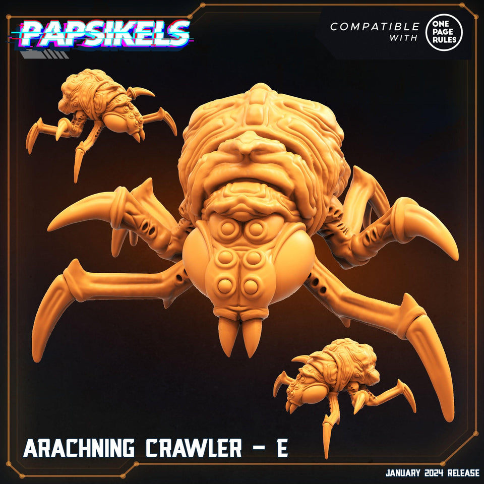 3D Printed Papsikels Arachning Crawlers Set Dropship Troopers 28mm 32mm - Charming Terrain