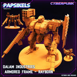 3D Printed Papsikels Armored Frame Dalam Industries Rayborn 28mm 32mm - Charming Terrain