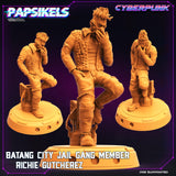3D Printed Papsikels - Batang City Jail Gang Street Punk Set - 28mm 32mm - Charming Terrain