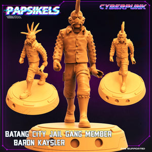 3D Printed Papsikels - Batang City Jail Gang Street Punk Set - 28mm 32mm - Charming Terrain