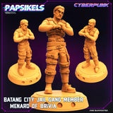 3D Printed Papsikels - Batang City Jail Gang Street Punk Set - 28mm 32mm - Charming Terrain