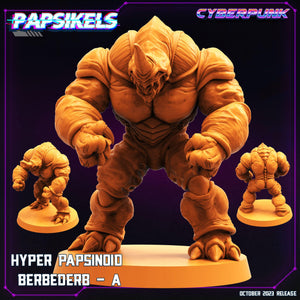 3D Printed Papsikels Berbederb A Hyper Papsinoid Berbederb Set 28mm 32mm - Charming Terrain