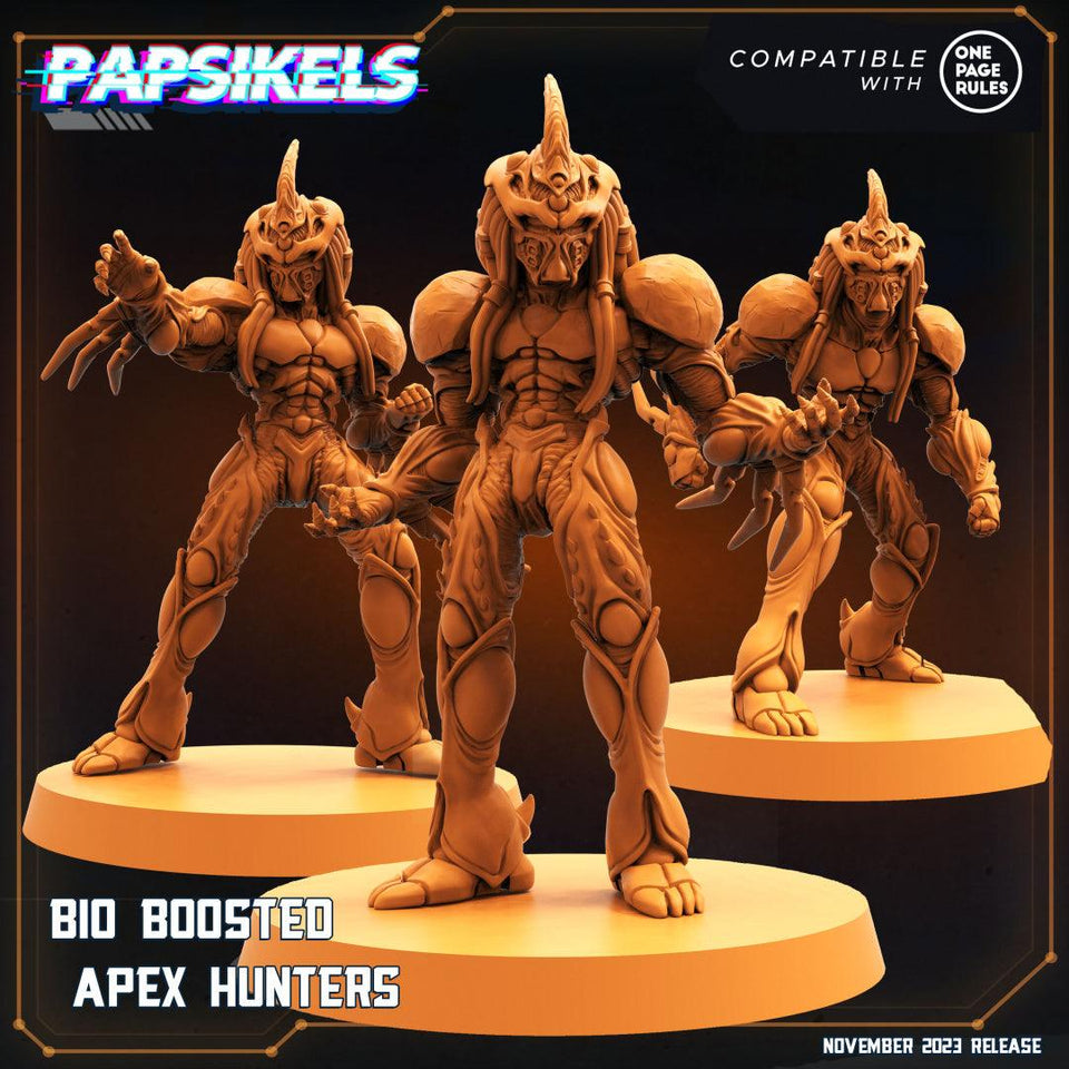 3D Printed Papsikels Bio Boosted Apex Hunters Set Skull Hunters Army Bundle 2 28mm 32mm - Charming Terrain