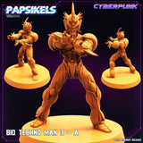3D Printed Papsikels Bio Techno Man 3A Bio Techno Man Set 28mm 32mm - Charming Terrain