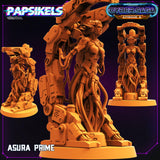 3D Printed Papsikels - Cyber Saga Episode 2 Asura Prime - 28mm 32mm - Charming Terrain