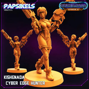 3D Printed Papsikels -Cyber Saga Episode 2 Kishenada Cyber Edge Hunter - 28mm 32mm - Charming Terrain
