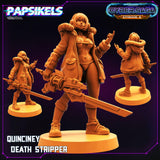 3D Printed Papsikels - Cyber Saga Episode 2 Quinciney Death Stripper - 28mm 32mm - Charming Terrain