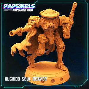 3D Printed Papsikels Cyberpunk Sci-Fi - Bushido Soul Reaver Lancer - 28mm 32mm - Charming Terrain