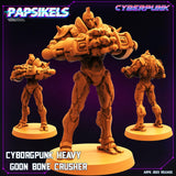 3D Printed Papsikels - Cyborgpunk Set - 28mm 32mm - Charming Terrain