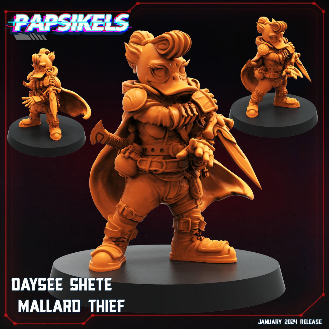 3D Printed Papsikels Daysee Shete Mallard Thief 28mm 32mm - Charming Terrain