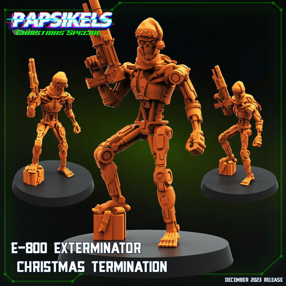 3D Printed Papsikels E 800 Exterminator Christmas Termination 28mm 32mm - Charming Terrain