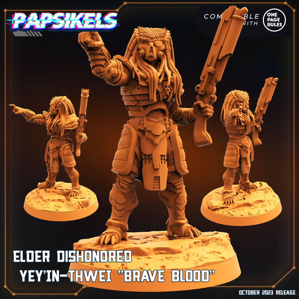 3D Printed Papsikels Elder Dishonored Yeyinthwei Braveblood 28mm 32mm - Charming Terrain