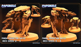 3D Printed Papsikels - Fkmsa Production Battle Mech Series 12 Set - 28mm 32mm - Charming Terrain
