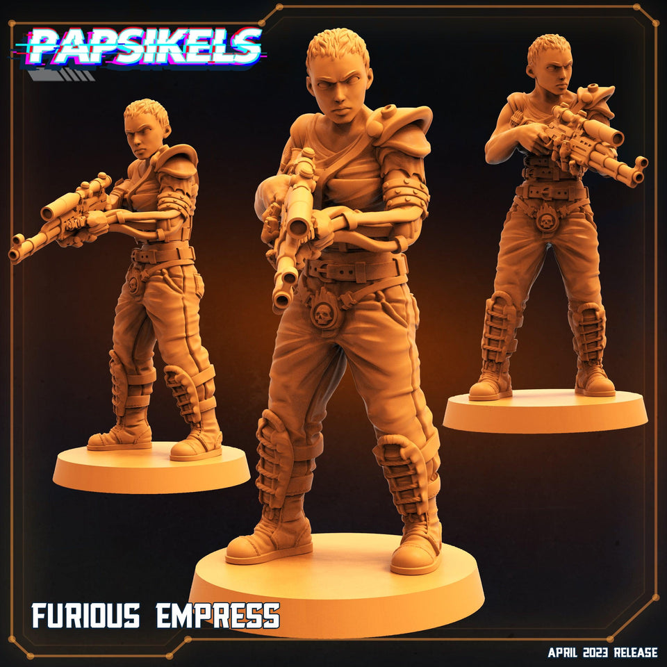 3D Printed Papsikels - Furious Empress - 28mm 32mm - Charming Terrain