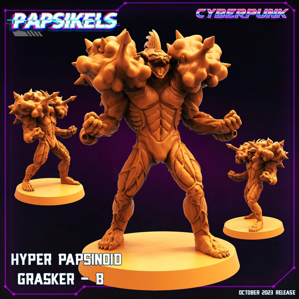 3D Printed Papsikels Grasker B Hyper Papsinoid Grasker Set 28mm 32mm - Charming Terrain