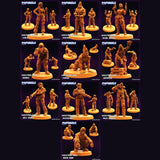 3D Printed Papsikels Haelstrom Gang Set 28mm 32mm - Charming Terrain