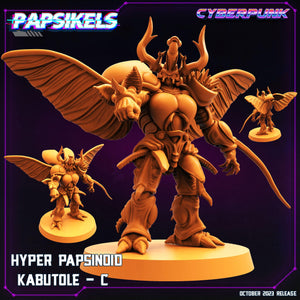 3D Printed Papsikels Hyper Papsinoid Kabutole C Hyper Papsinoid Kabutole Set 28mm 32mm - Charming Terrain