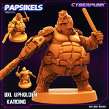3D Printed Papsikels July 2023 - Cyberpunk 8XL Upholder Set 28mm 32mm - Charming Terrain