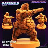3D Printed Papsikels July 2023 - Cyberpunk 8XL Upholder Set 28mm 32mm - Charming Terrain