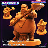 3D Printed Papsikels June 2023 Cyberpunk Batchoy Ex Convict Set 2023 28mm 32mm - Charming Terrain